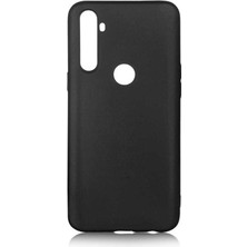 kilifone - Realme C3 - Kılıf Mat Soft Premier Silikon Kapak - Siyah - T12776