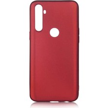 kilifone - Realme C3 - Kılıf Mat Soft Premier Silikon Kapak - Mürdüm - T12776