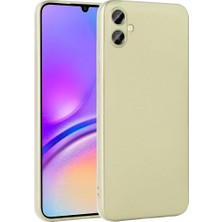 noktaks - Samsung Galaxy A05 - Kılıf Mat Soft Premier Silikon Kapak - Gold - T29873