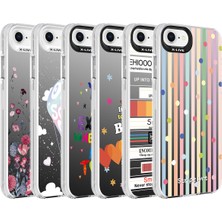 Kilifone - iPhone 7 - Kılıf Koruyucu Sert Desenli Silver Kapak