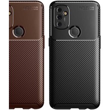 Kilifone - One Plus Nord N100 - Kılıf Auto Focus Negro Karbon Silikon Kapak