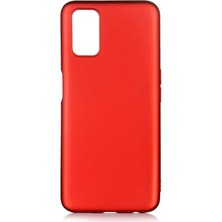 kilifone - Oppo A72 - Kılıf Mat Soft Premier Silikon Kapak - Kırmızı - T13655