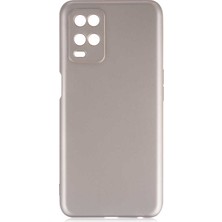 noktaks - Oppo A54 4G - Kılıf Mat Soft Premier Silikon Kapak - Gold - T17468