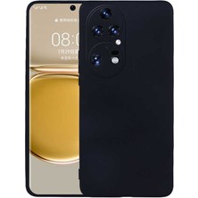 kilifone - Huawei P50 Pro - Kılıf Mat Soft Premier Silikon Kapak - Siyah - T21957