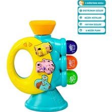 NillyToys Işıklı ve Müzikli Trompet Eğitici Interaktif Bebek Piyanosu Oyuncak