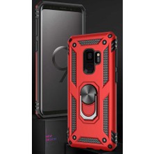 Kilifone - Galaxy S9 - Kılıf Yüzüklü Çift Katman Zırh Tank Vega Kapak