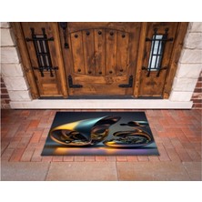 Miraxx 3D Baskı Özel Tasarım   Geometrik Dış Mekan Paspas 61