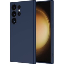 noktaks - Samsung Galaxy S24 Ultra - Kılıf İçi Kadife Koruyucu Mara Lansman Kapak - Lacivert - T30171