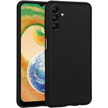 noktaks - Samsung Galaxy A04S - Kılıf Mat Soft Premier Silikon Kapak - Siyah - T24380