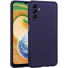 noktaks - Samsung Galaxy A04S - Kılıf Mat Soft Premier Silikon Kapak - Lacivert - T24380