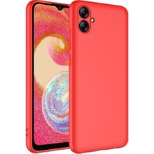 noktaks - Samsung Galaxy A04E - Kılıf İçi Kadife Koruyucu Mara Lansman Kapak - Kırmızı - T25896