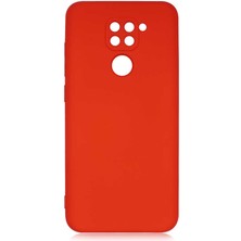 noktaks - Xiaomi Redmi Note 9 - Kılıf İçi Kadife Koruyucu Mara Lansman Kapak - Kırmızı - T17911