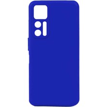 noktaks - TCL 30 Plus - Kılıf Mat Soft Esnek Biye Silikon - Mavi - T24402