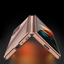 noktaks - Samsung Galaxy Z Fold 2 - Kılıf Koruyucu Kılıf Kıpta Kapak - Siyah