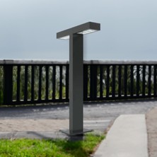 Quark Lighting Özel Reflektörlü Bollard Aydınlatma Antrasit BL102