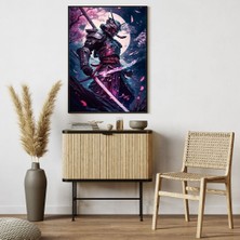 Ti Play Samuray Dolunay Vakti 60X85 8684660336352 Pvc Çerçevesiz Tablo