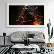 Ti Play Samuray Düelloya Hazırlık 90X50 8684660336215 Pvc Çerçevesiz Tablo