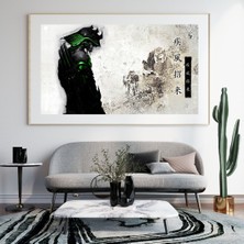 Ti Play Samuray Veda Vakti 90X57 8684660336338 Pvc Çerçevesiz Tablo