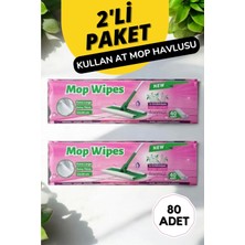 Mop Wipes Kullan At Mop Havlusu 2'li Paket (80 Yaprak)