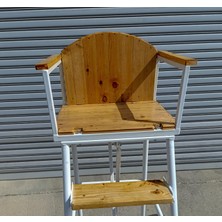 Adelinspor Mia Voleybol Hakem Koltuğu Ahşap Koltuk ve Basamak