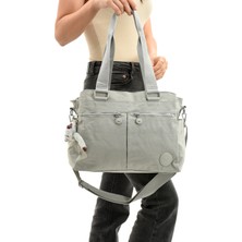 Lifonbag Kadın Büyük Boy 8 Bölmeli Krinkıl Omuz Askılı Çanta & Üniversite Ve Okul & Gündelik Çanta Lıfonbag-3006