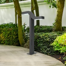 Quark Lighting Özel Reflektörlü Bollard Aydınlatma Antrasit BL111