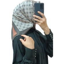 Armine Aker Ipek Krep Saten Eşarp 8901701