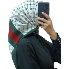 Armine Aker Ipek Krep Saten Eşarp 8901701