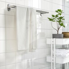 Ikea Luddvıal Banyo Havlusu, Beyaz, 55X120 cm