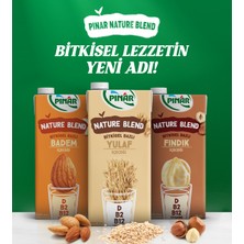 Pınar Nature Blend Bitkisel Bazlı Yulaf Içeceği 1 L Vegan Laktozsuz Ilave Şekersiz x 2 Adet