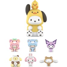 Miniso Sanrio Lisanslı Sarılan Arkadaşlar Serisi Sürpriz Figürlü Kutu Blind Box