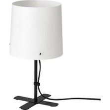IKEA Barlast Abajur, Siyah-Beyaz, 31 cm