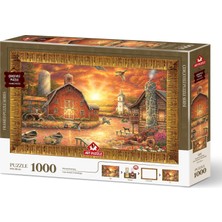 Art Puzzle Gün Batımı Yolculuğu 1000 Parça Çerçeveli Puzzle