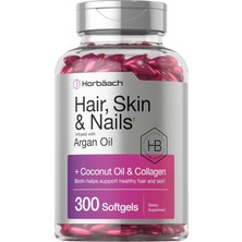 Horbäach Hair Skin And Nails Vitamins 300 Softgels