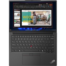 Lenovo Thinkpad E14 Gen6 Intel Core Ultra 5 125U 80GB 1tb SSD Intel® Aı Boost 14" Wuxga IPS Freedos Taşınabilir Bilgisayar 21M7002PTXF27 + Zetta Çanta