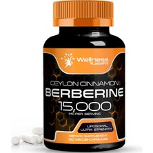 Wellnees Labsrx Berberine 15,000 Mg With Ceylon Cinnamon 120 Veggie Kapsül