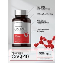 Horbäach COQ10 100 Mg Softgels 120 Kapsül