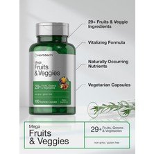 Horbäach Mega Fruits And Veggies Supplement 100 Capsules