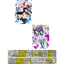 Büyücü Kız Madoka Magica Hayaletlerin Ayaklanışı 2-3. Ciltler Manga Seti + Mat. Öğreten Cetvel