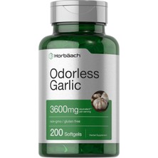 Horbäach Odorless Garlic Softgels 200 Kapsül