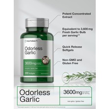 Horbäach Odorless Garlic Softgels 200 Kapsül