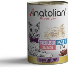 Anatolian Premium Adult Sterilised Salmon Pate Kısır Kedi Ezme Kedi Konservesi 400 gr