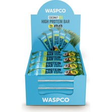 Waspco Yüksek Protein Bar - Hindistan Cevizli 50g x 12 Adet