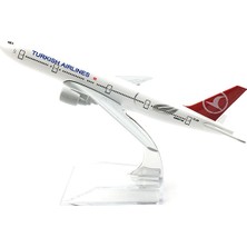 Banbo1 Türk Hava Yolları Boeing 777 16CM Alaşım Uçak Modeli (Yurt Dışından)