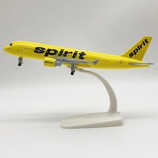 Banbo1 American Spirit Airlines 320 20CM Alaşım Uçak Modeli (Yurt Dışından)