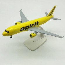 Banbo1 American Spirit Airlines 320 20CM Alaşım Uçak Modeli (Yurt Dışından)