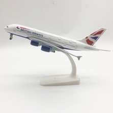 Banbo1 British A380 20CM Alaşım Uçak Modeli (Yurt Dışından)