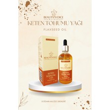 Beauty Voice Saf Keten Tohumu Yağı - Damlalıklı Şişe 100 ml - 2'li