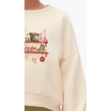 Kiz Çocuk Sweatshirt 4-8 Yaş 37518