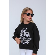 Kız Çocuk Sweatshirt 5-9 Yaş 35855